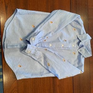 Bulldog embroidered shirt